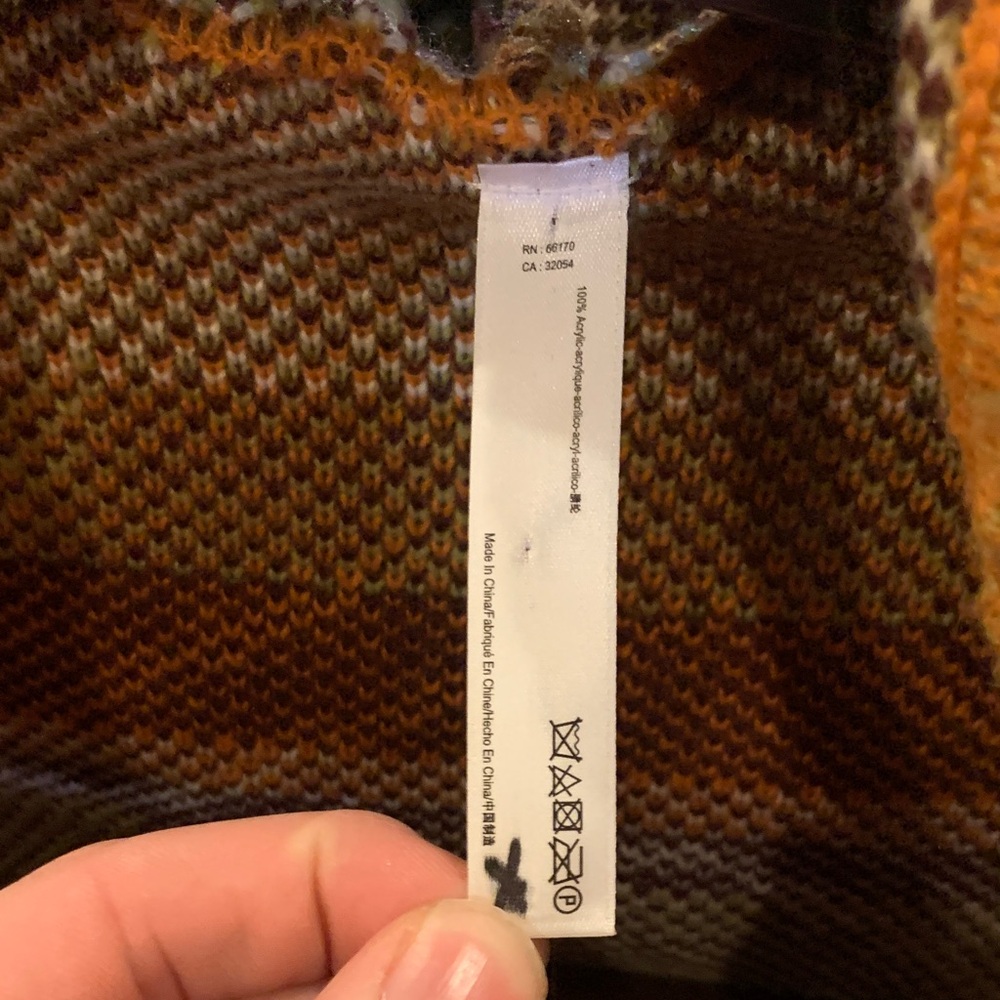 Colorful Open Front Cardigan - Picture 2 of 7